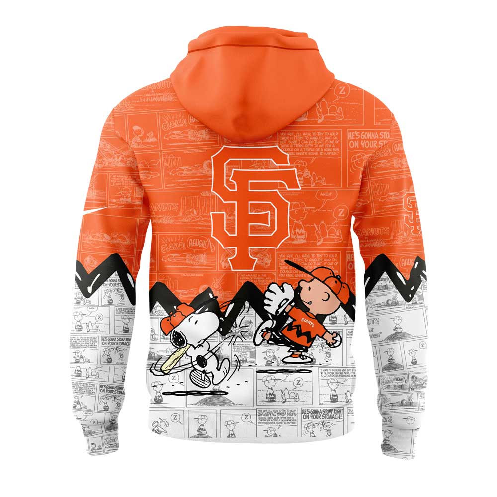 San Francisco Giants 75th Anniversary of Peanuts Hoodie