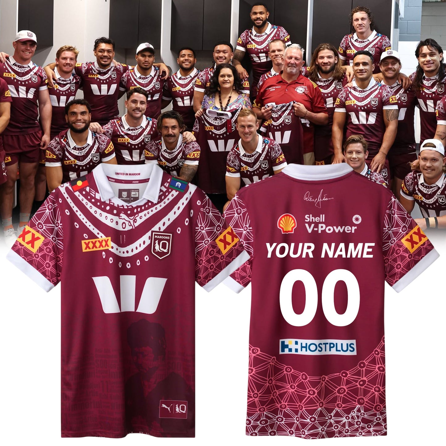 Queensland Maroons Rugby Jersey 2025