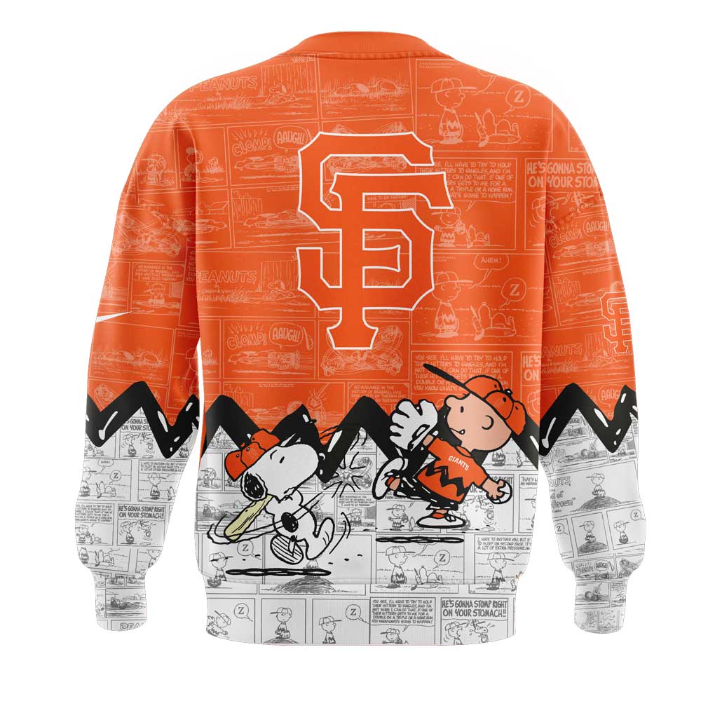 San Francisco Giants 75th Anniversary of Peanuts Sweatshirt