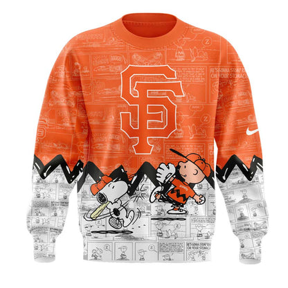 San Francisco Giants 75th Anniversary of Peanuts Sweatshirt