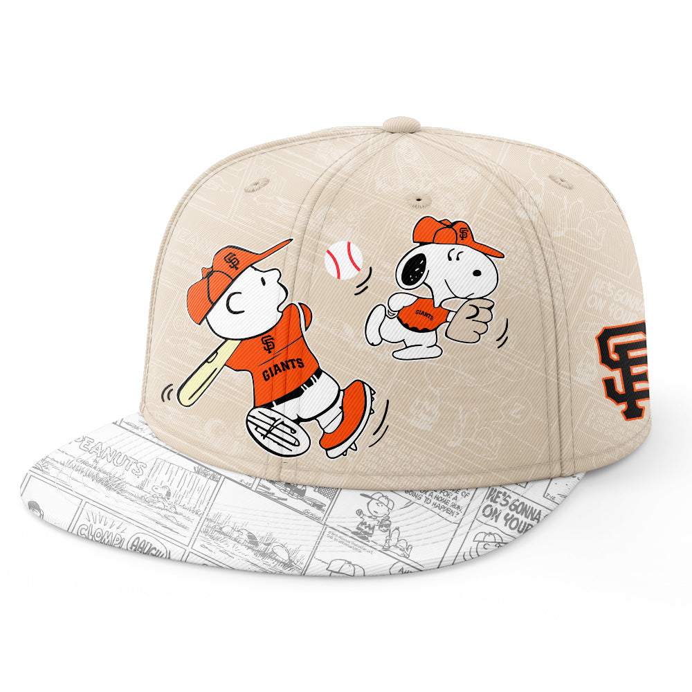 San Francisco Giants 75th Anniversary of Peanuts Baseball Jersey
