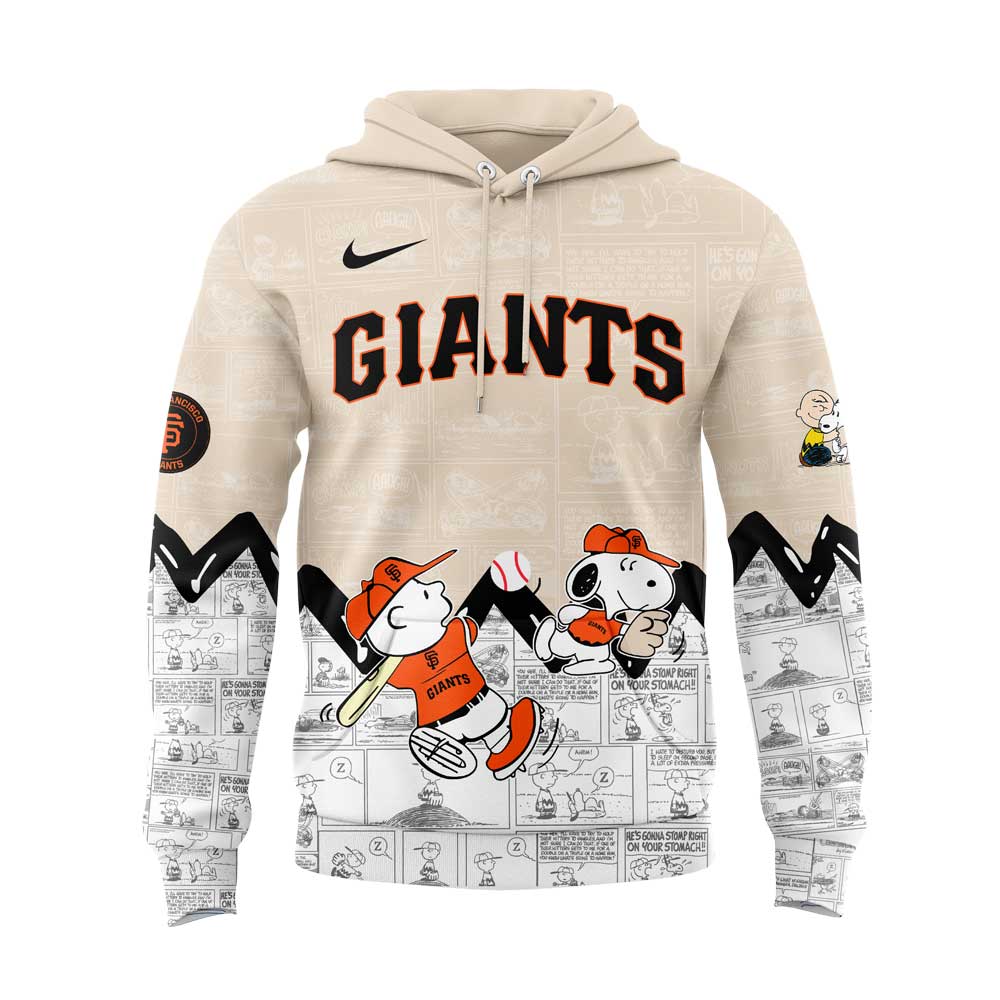 San Francisco Giants 75th Anniversary of Peanuts Hoodie