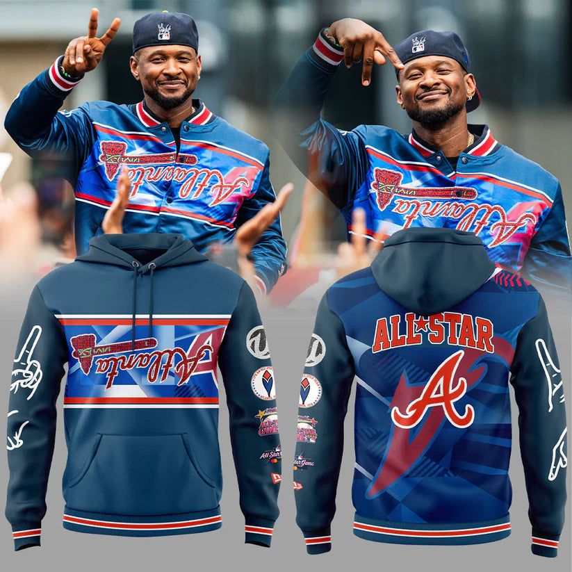 Atlanta Braves Usher 2025 MLB All-Star Game Hoodie
