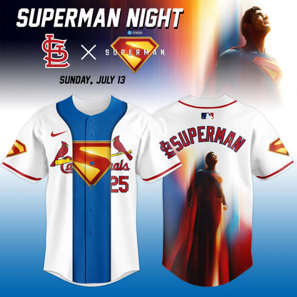 St. Louis Cardinals x Superman Limited Edition Jersey 2025