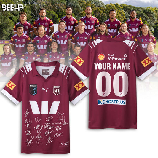 Queensland Maroons Of Origin 2025 Champions Rugby Jersey