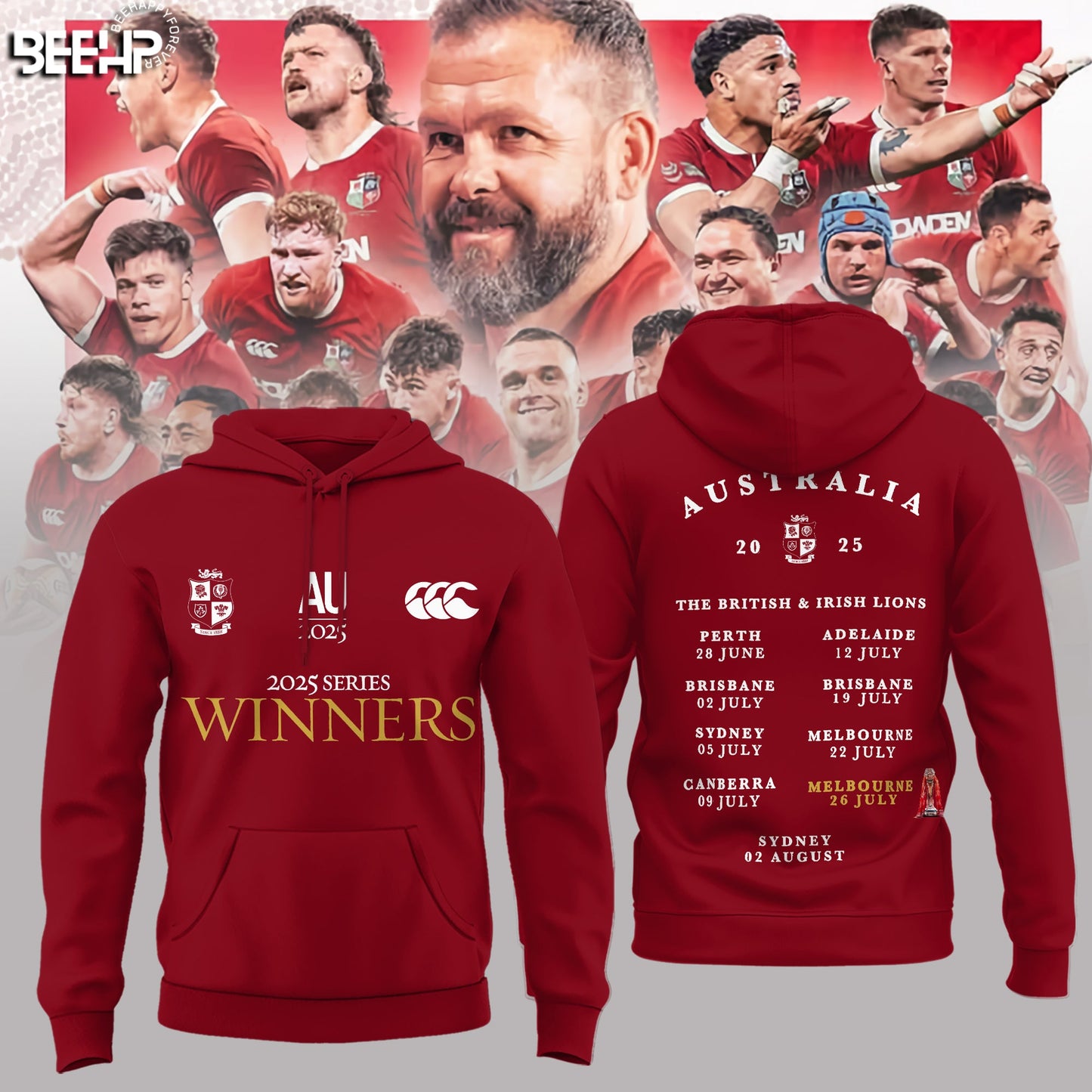 British Irish Lions – Lions Series Trophy Champion Hoodie