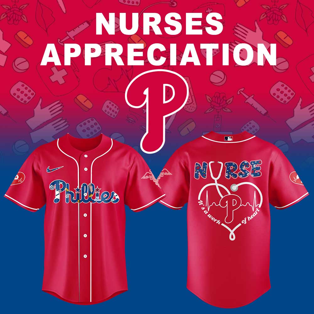 Philadelphia Phillies Nurses Appreciation Red Jersey