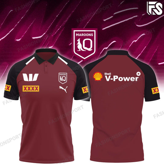 Queensland Maroons polo