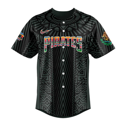 Pittsburgh Pirates Mexican Heritage Night New Black Jersey