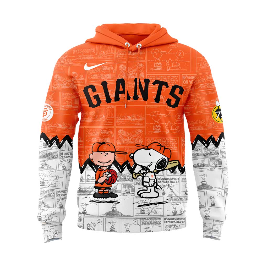 San Francisco Giants 75th Anniversary of Peanuts Hoodie