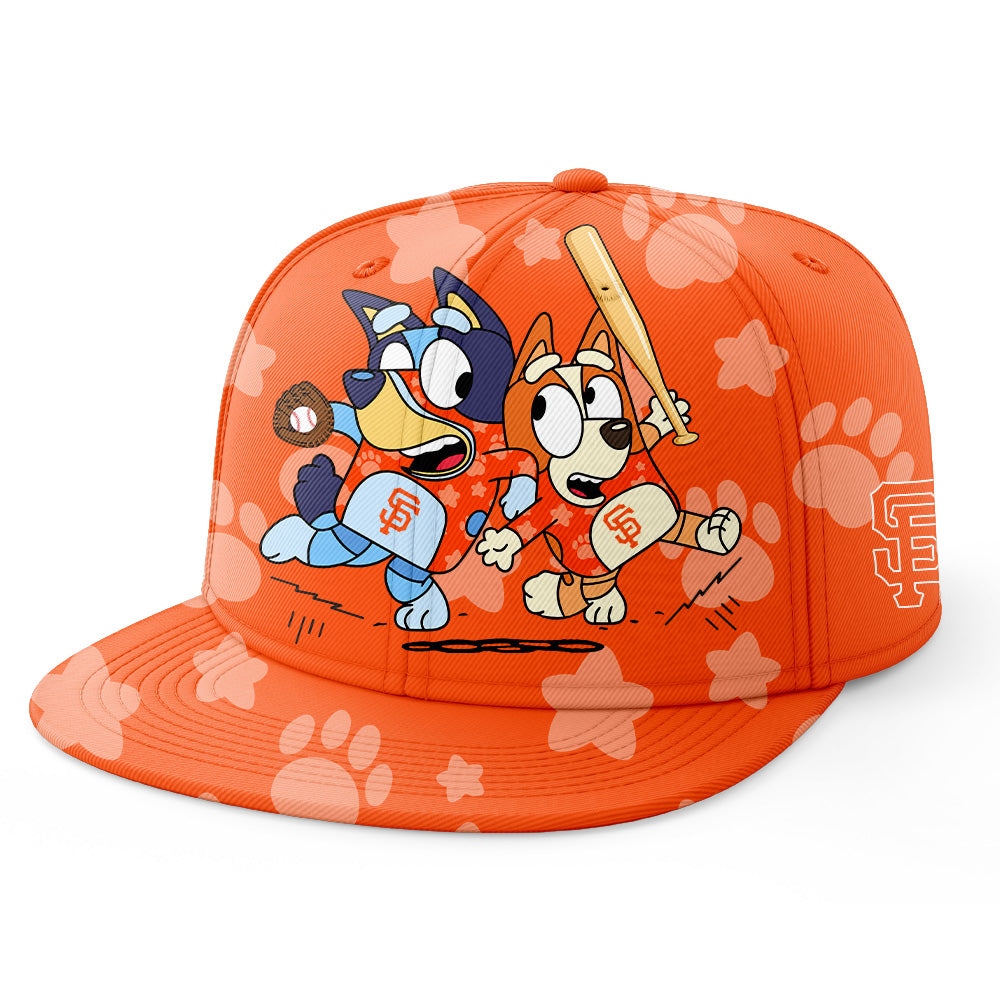San Francisco Giants Bluey and Bingo Baseball Jersey