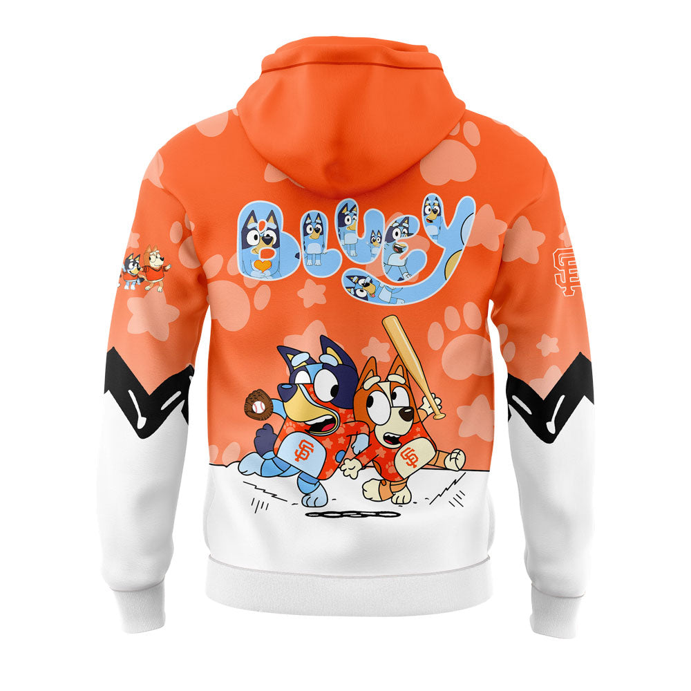 San Francisco Giants Bluey and Bingo Baseball Jersey