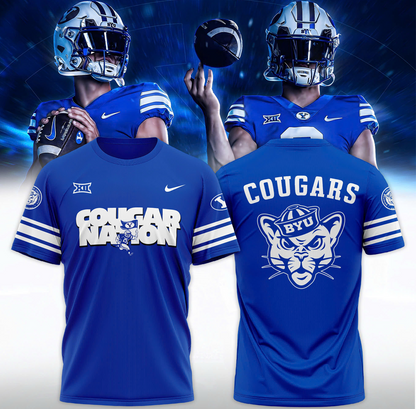 BYU Cougars football “Cougar Nation” 2025 Special Editions T-Shirt
