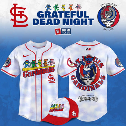 St. Louis Cardinals x Grateful Dead Night Game 2025 New Jersey