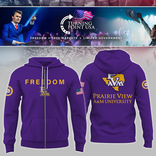 Prairie View University x Turning Point USA Zip Hoodie