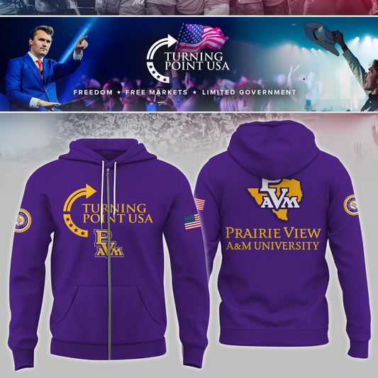 Prairie View University x Turning Point USA Zip Hoodie