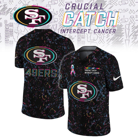 San Francisco 49ers Crucial Catch Limited Football Jersey