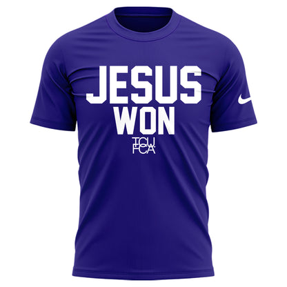 TCU Horned Frogs football x Jesus Won Limited Edition Tshirt 2025