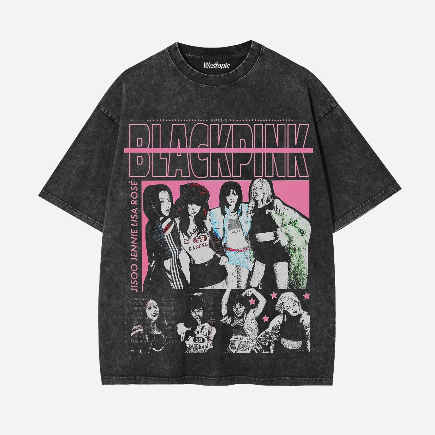 BIACK PINK Tee For Deadline Tour