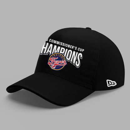 Special 2025 WNBA Commissioner's Cup Champions Indiana Fever Black Hoodie