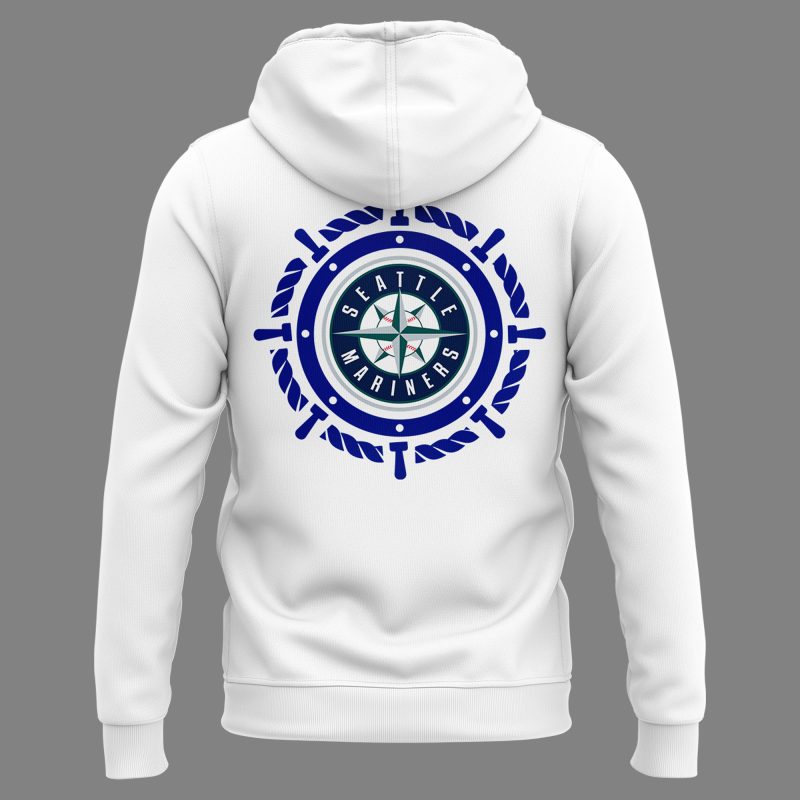 Seattle Mariners SEIZE THE MOMENT White Hoodie