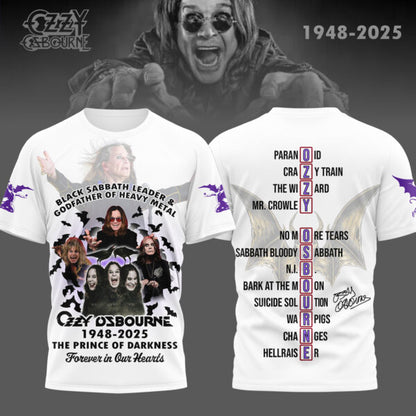 Premium OZOB 3D T-Shirt MAR White