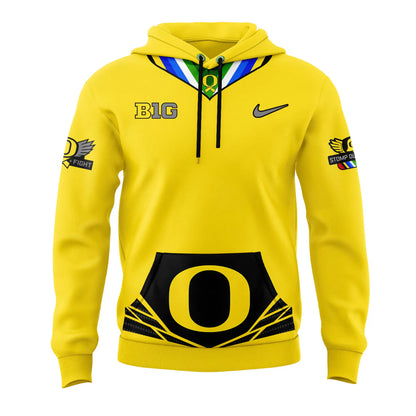 Oregon Ducks "Stomp Out Cancer" Heroes Hoodie