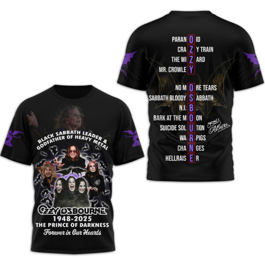 Premium OZOB 3D T-Shirt MAR Black