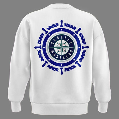 Seattle Mariners SEIZE THE MOMENT White Sweater
