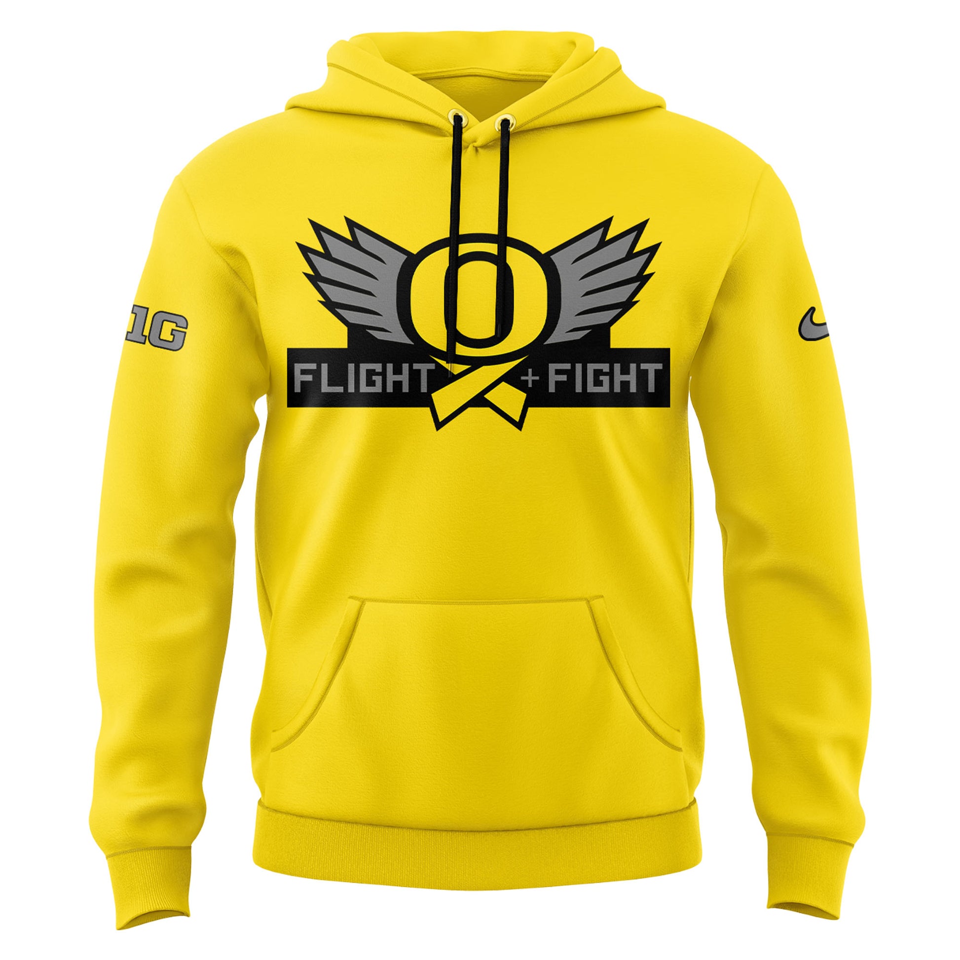 Oregon Ducks "Stomp Out Cancer" Heroes Hoodie