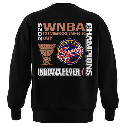Special New Edition Indiana Fever 2025 WNBA Commissioners Cup Champions Sweatshirt