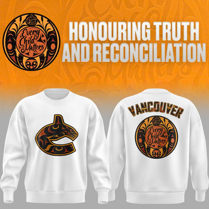 Vancouver Canucks Truth and Reconciliation Sweatshirt-AB031325527