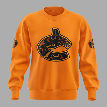Vancouver Canucks Truth and Reconciliation Sweatshirt-AB031325530