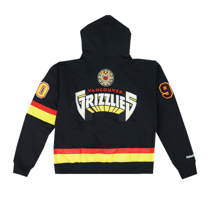 Special New Canucks x Grizzlies Black Skate Hoodie-AB032225500