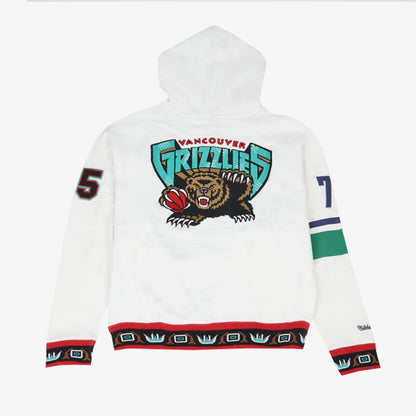 Special New Canucks x Grizzlies White Orca Hoodie-AB032225501