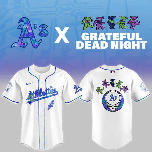 Oakland Athletics 2025 Grateful Dead Night Limited Jersey