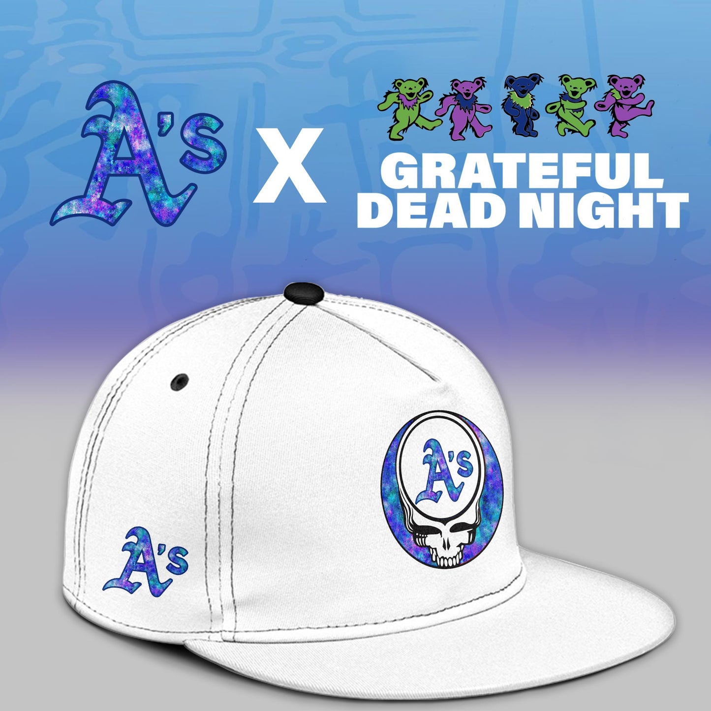 Oakland Athletics 2025 Grateful Dead Night Limited Jersey