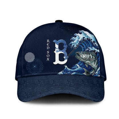 Boston Red Sox x Wave Hunter Fishing Limited Edition Long Sleeve Hoodie 2025