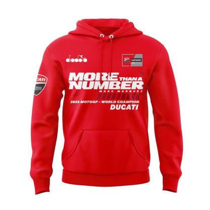 “MORE THAN A NUMBER” Marc Marquez World Champion 2025 Combo Hoodie | Jogger | Cap
