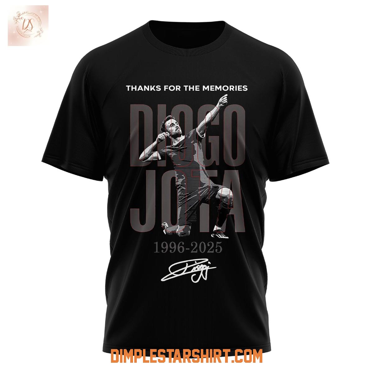 Official Diogo Jota Portugal Thanks For The Memories 2025 Shirt