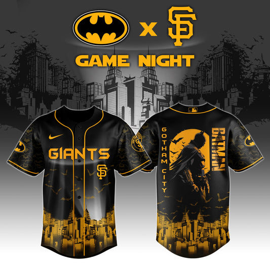 San Francisco Giants x DC Batman Game Night Special Edition Jersey