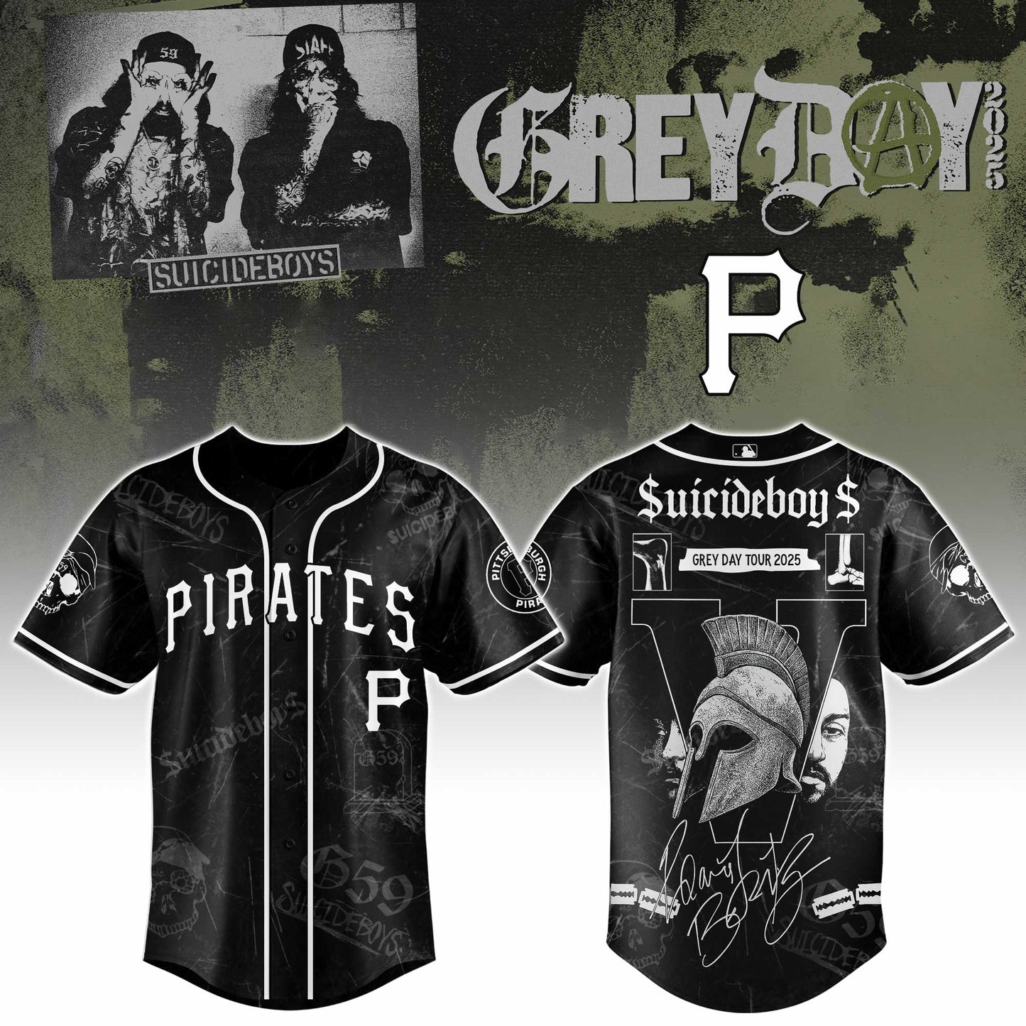 PIT x SuiBoys G59 Baseball Jersey 2025 Limited Edition