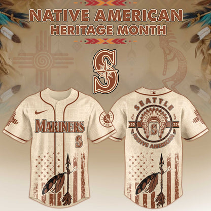 Seattle Mariners x Native American Heritage Month Limited Edition Jersey 2025