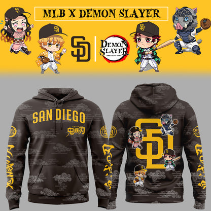 Special Edition Padres x Demon Slayer 2025 Hoodie