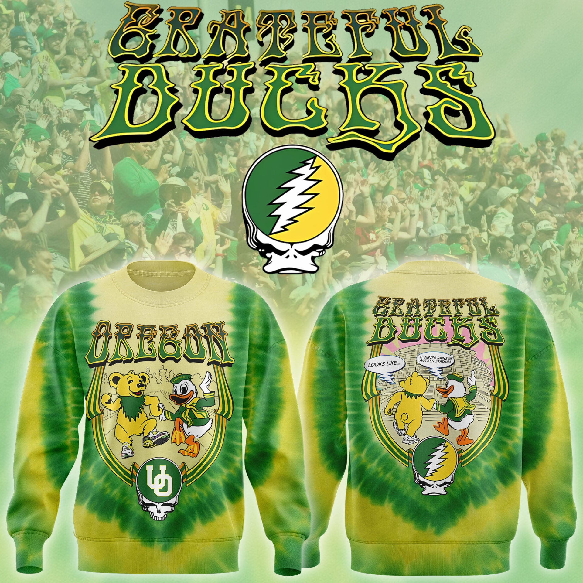 Special 2025 "Grateful Ducks" Sweatshirt-KC07312532