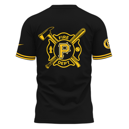 Pittsburgh Pirates x Firefighter Appreciation Night T-Shirt