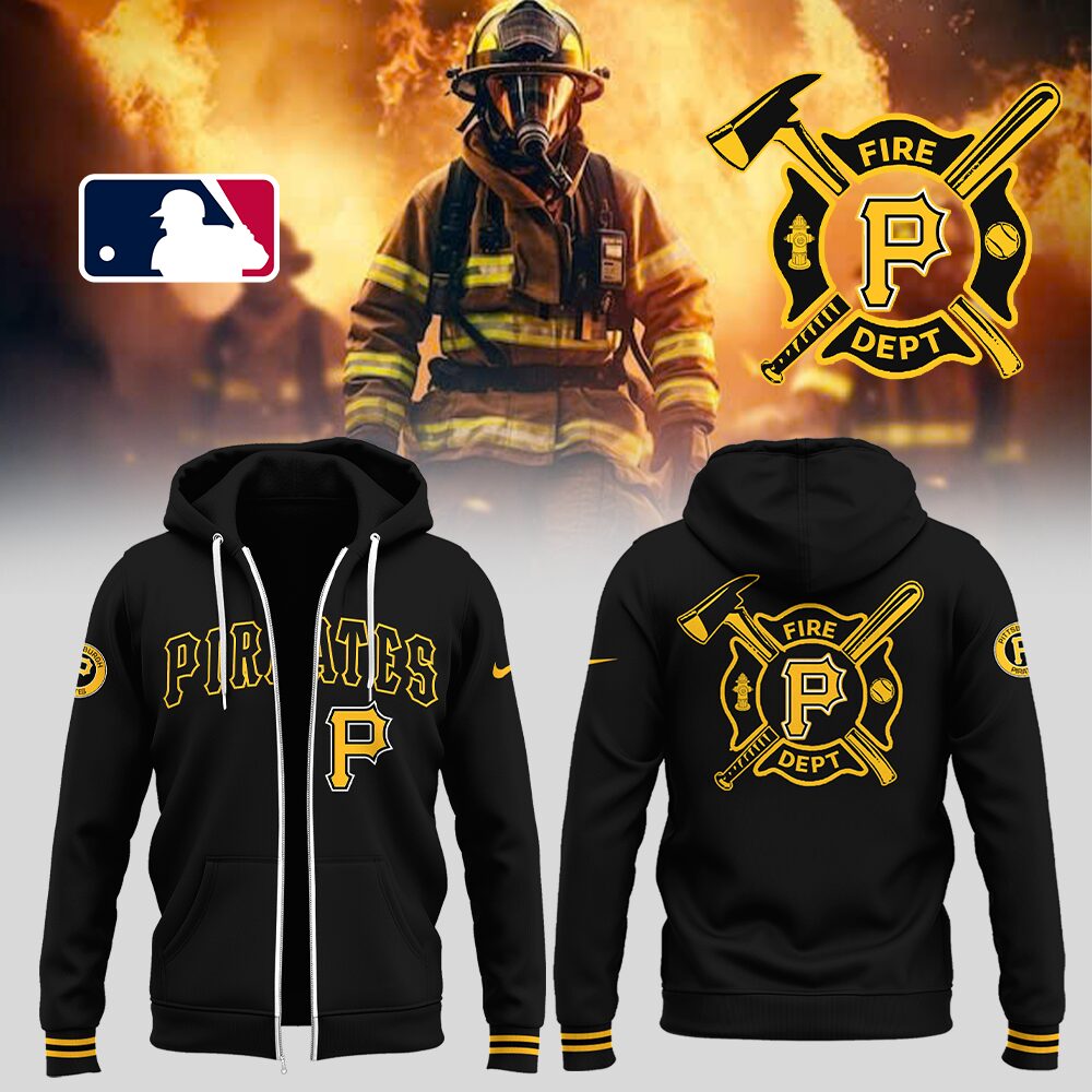 Pittsburgh Pirates x Firefighter Appreciation Night Zip Hoodie