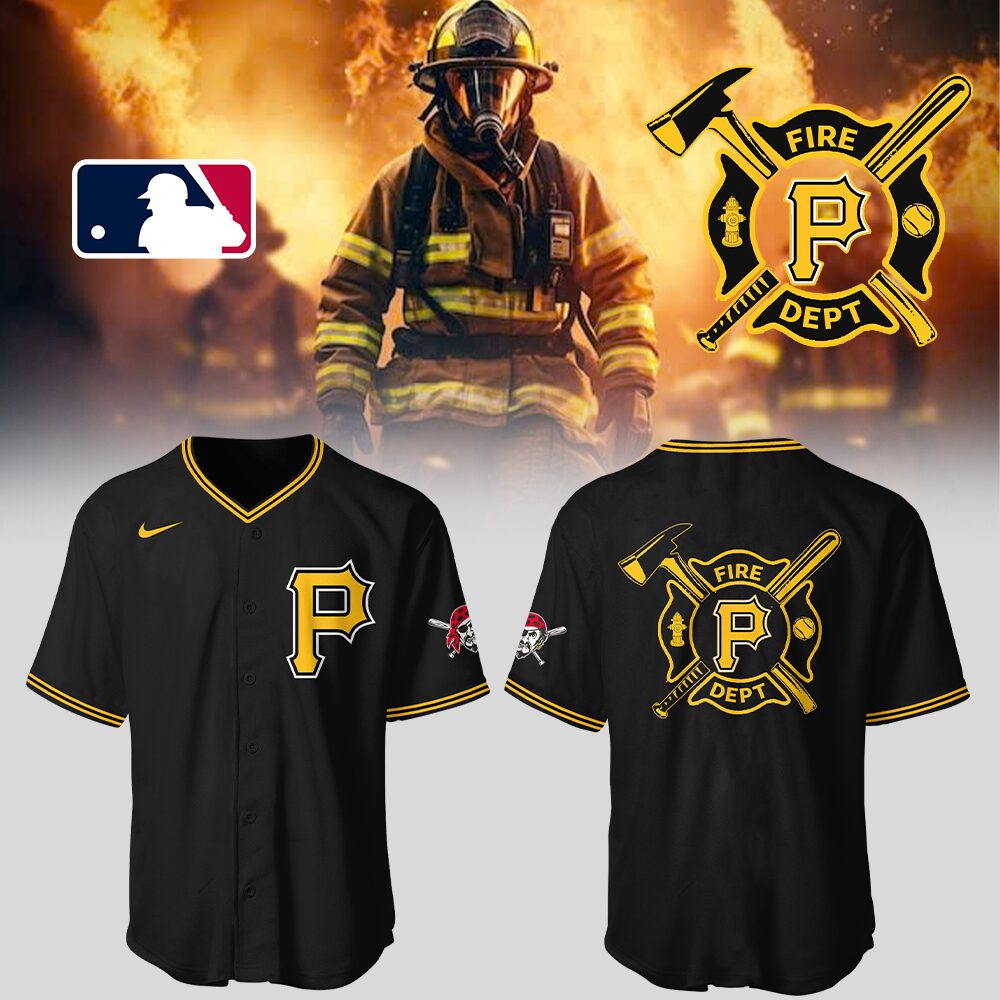 Pittsburgh Pirates x Firefighter Appreciation Night Jersey