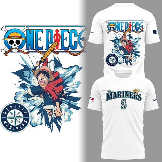 Seattle Mariners x One Piece Night T-Shirt
