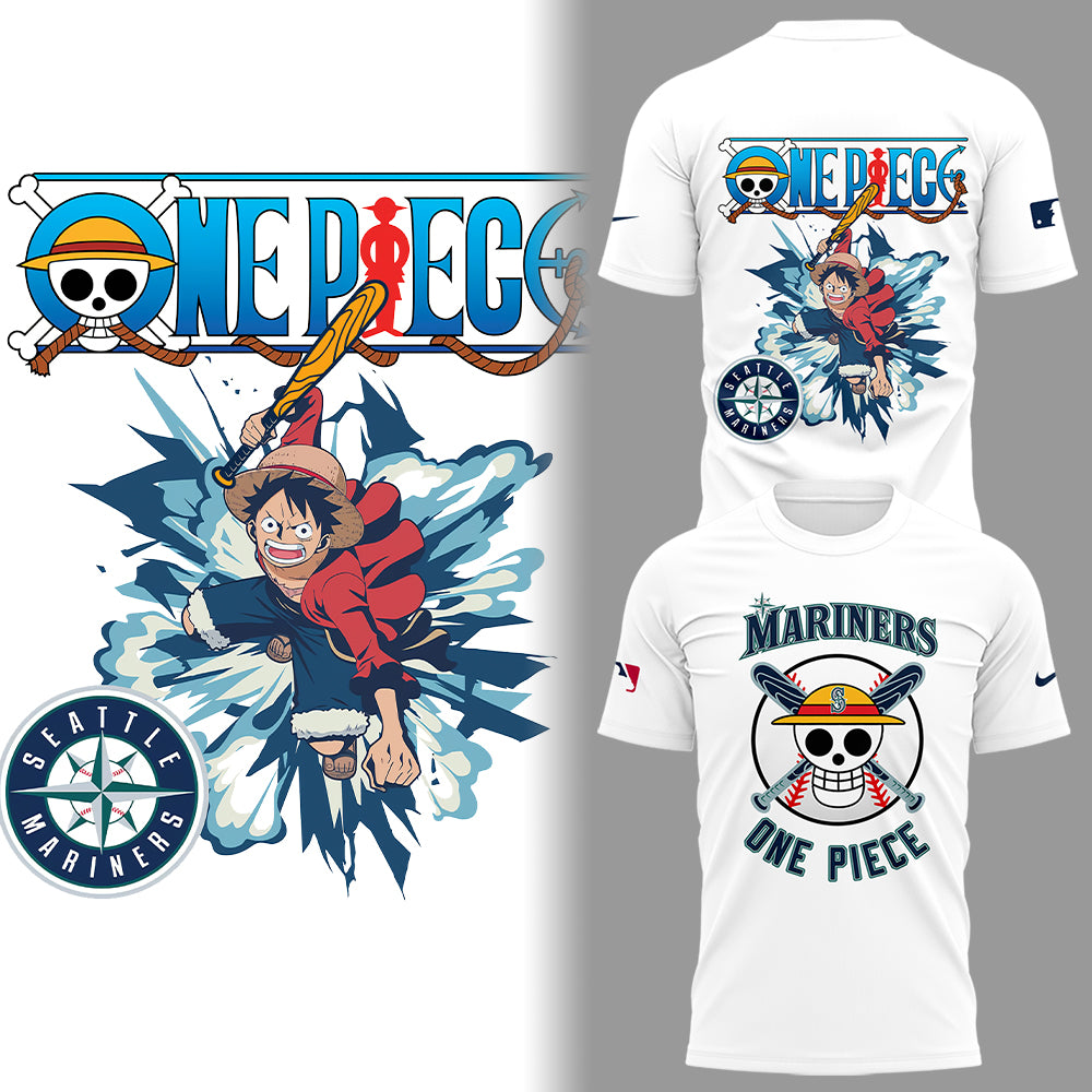 Seattle Mariners x One Piece Night T-Shirt